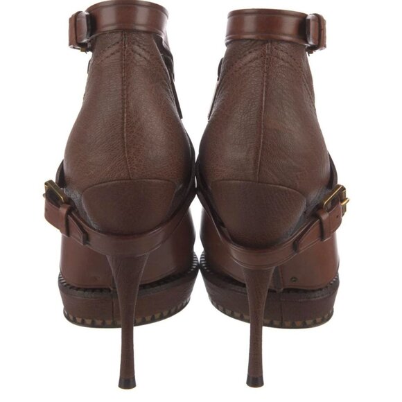 Christian Dior Brown Ankle Boots - Picture 4 of 5